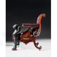 A Regency Period Reclining Armchair Designed and Made By William Pocock 