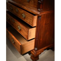 A George III Period Mahogany Chest on Chest
