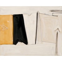 Black, White and Ochre Figure, 1959