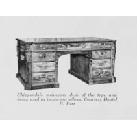 A Chippendale Period carved Mahogany Partners Desk
