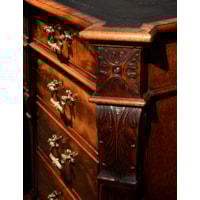 A Chippendale Period carved Mahogany Partners Desk