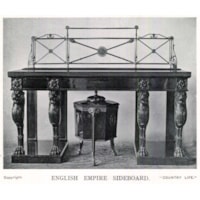 A Regency Period Mahogany Serving Table attributed to Thomas Chippendale Junior