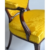 A Pair of George III Period Carved Mahogany Open Armchairs Attributed to Thomas Chippendale