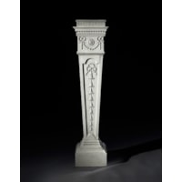 A Pair of George III Period White Painted Pedestals Attributed to Robert Adam
