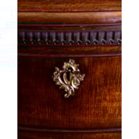 A PAIR OF GEORGE II PERIOD SERPENTINE FRONTED MAHOGANY COMMODES ATTRIBUTED TO THE WORKSHOP OF WILLIAM VILE OR WILLIAM HALLETT THE CARVING POSSIBLY BY JOHN BOSON