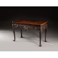 A FINE IRISH MAHOGANY GEORGE II SIDE TABLE