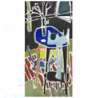 Blue Cat Under Table:1954