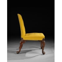 A PAIR OF GEORGE II MAHOGANY SIDE CHAIRS attributed to Giles Grendey