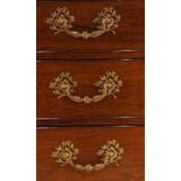 AN IMPORTANT EARLY GEORGE III PADOUKWOOD SERPENTINE COMMODE