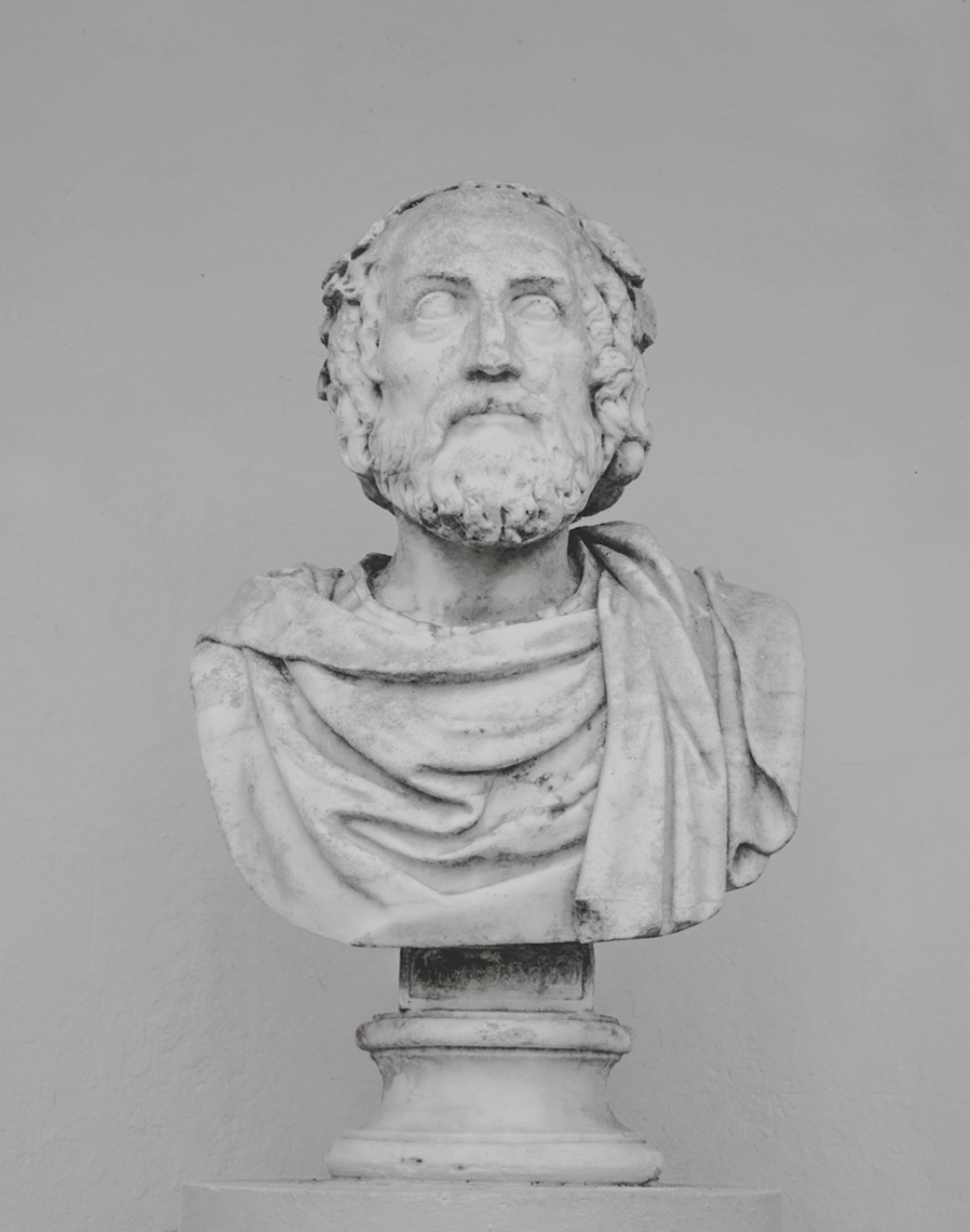 Busto in marmo del padre 