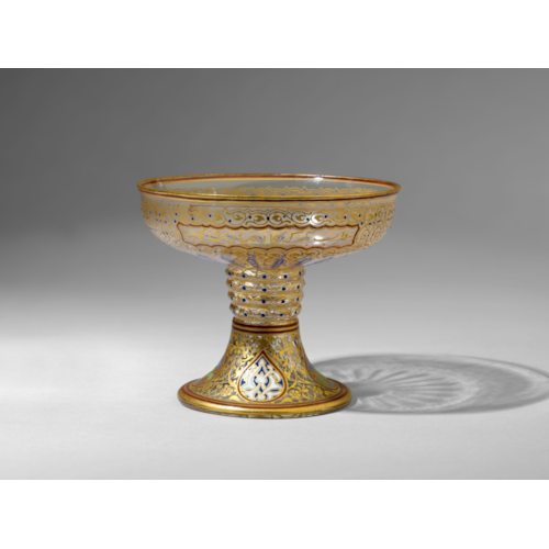 Lobmeyr Gilt and Enamelled Champagne Coupe