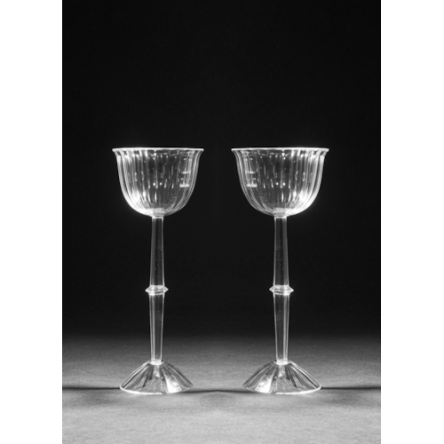 A PAIR OF STEM GLASSES