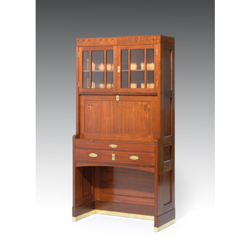 EXTRAORDINARY SECESSIONIST FALL FRONT DESK
