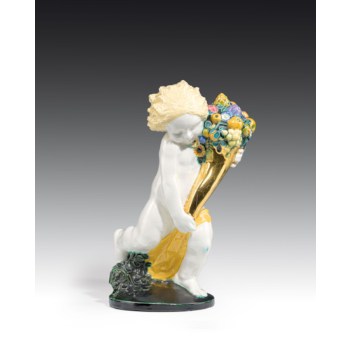 PUTTO WITH CORNUCOPIA "SUMMER"