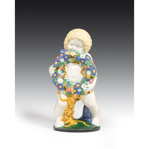 PUTTO WITH WREATH "WINTER"