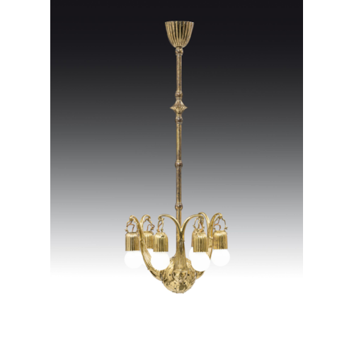 SIX-BULB CHANDELIER