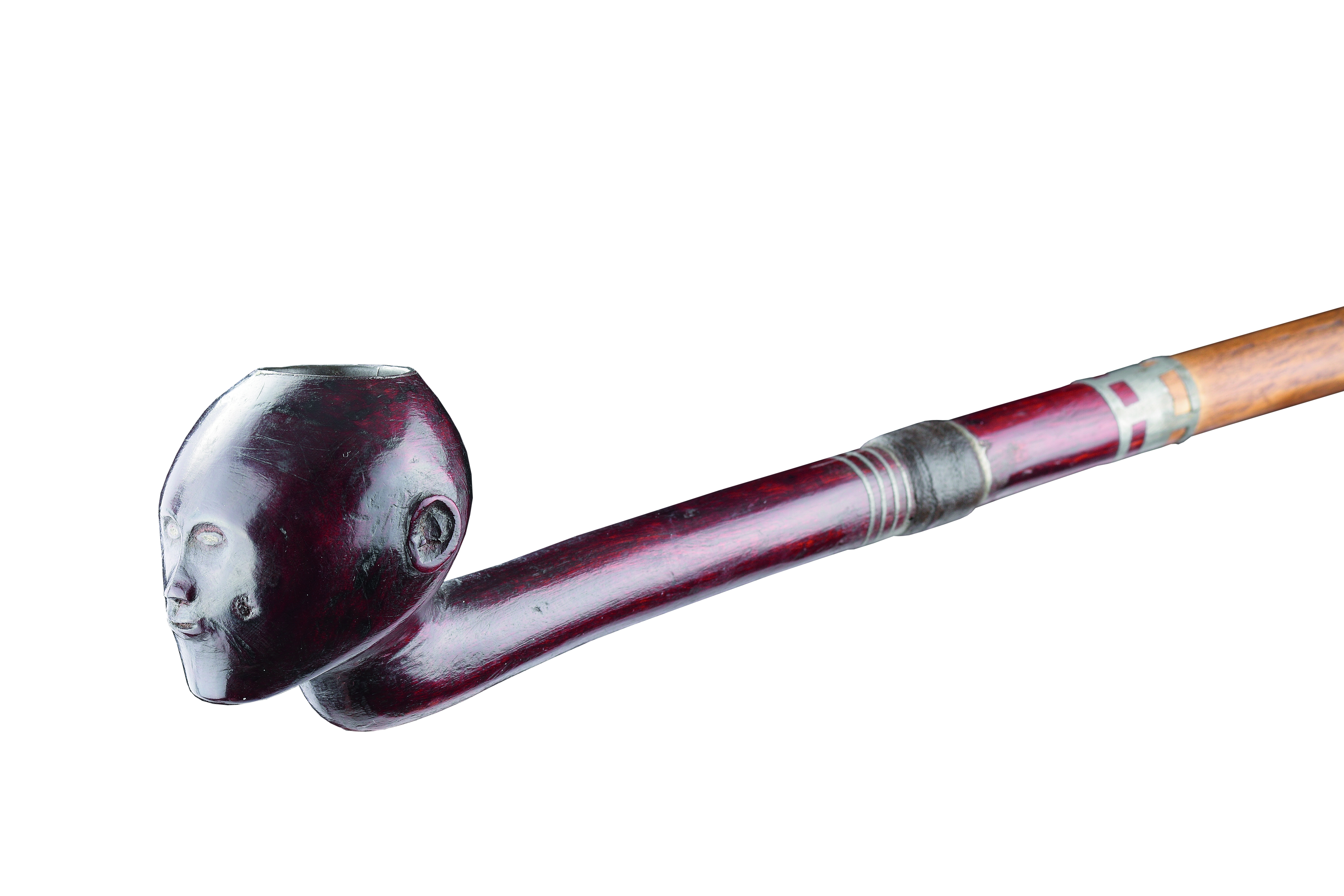 An Exceptional Eastern Cape Nguni Pipe Bowl and Stem