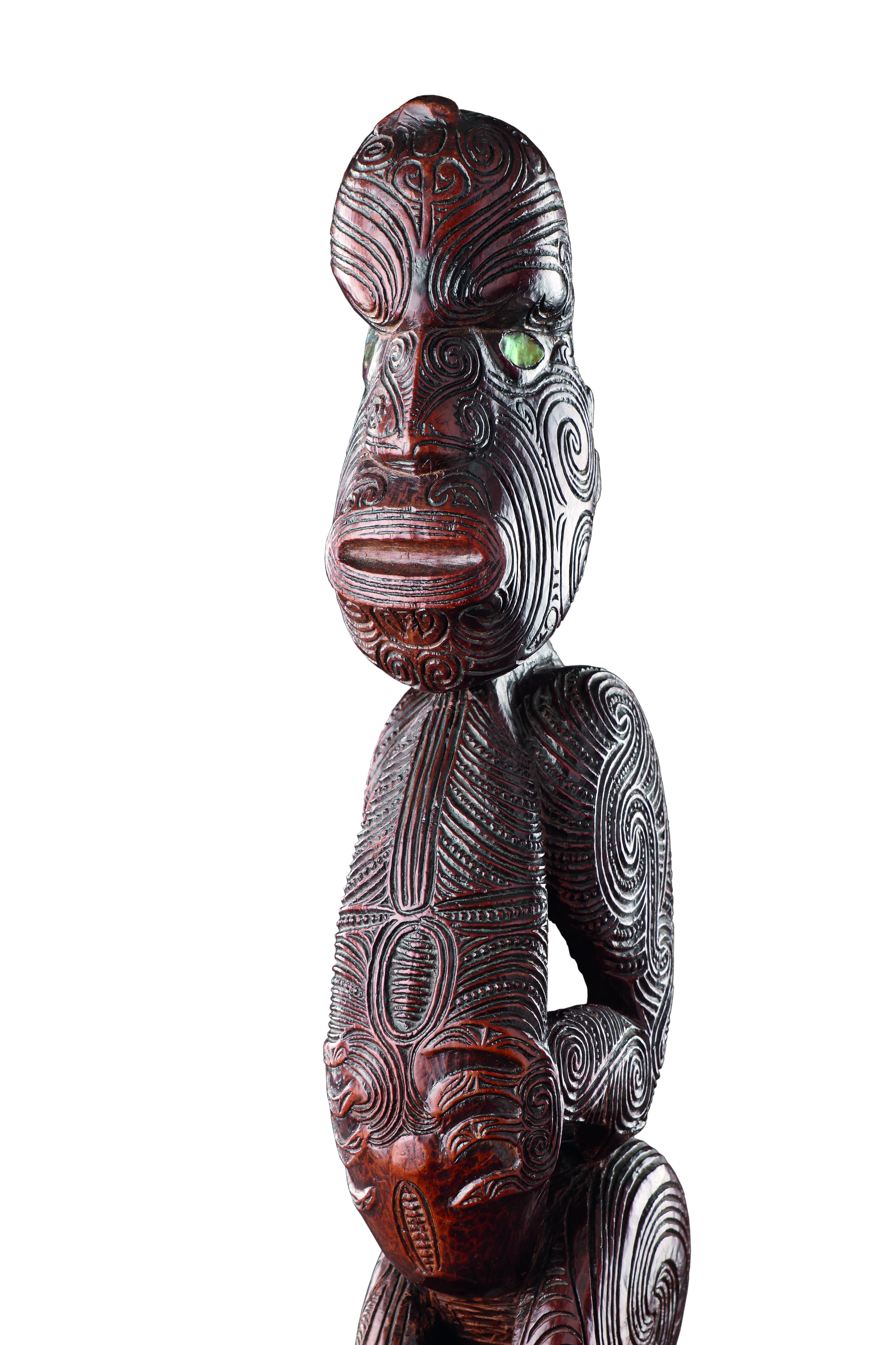 A Large and Fine ‘Tiki’ Figure from a House Post ‘Pataka’ 