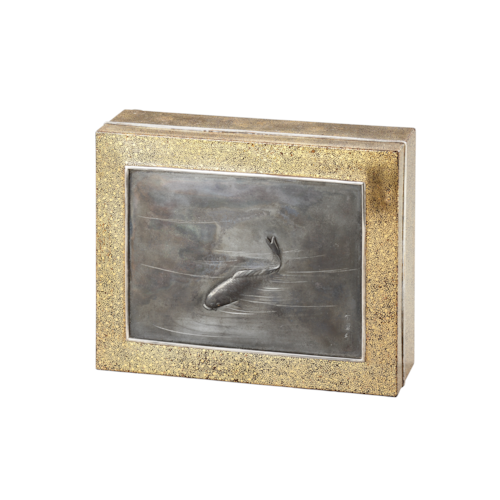 A Very Fine Rectangular Lacquer Box and Cover with Internal Tray