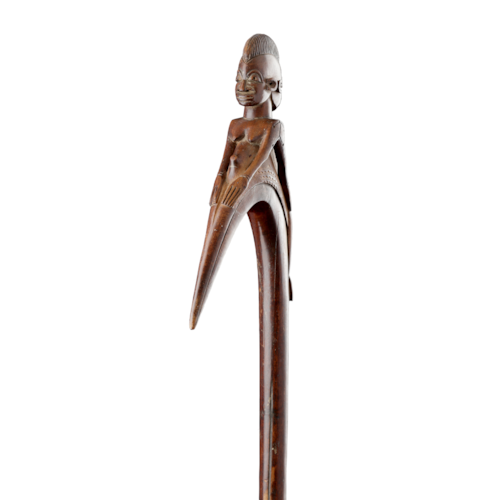 A Very Fine Carved Staff by Sikiré Kambiré (1896 - 1963)