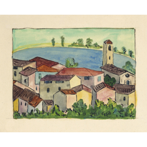 Tessiner Dorf am See