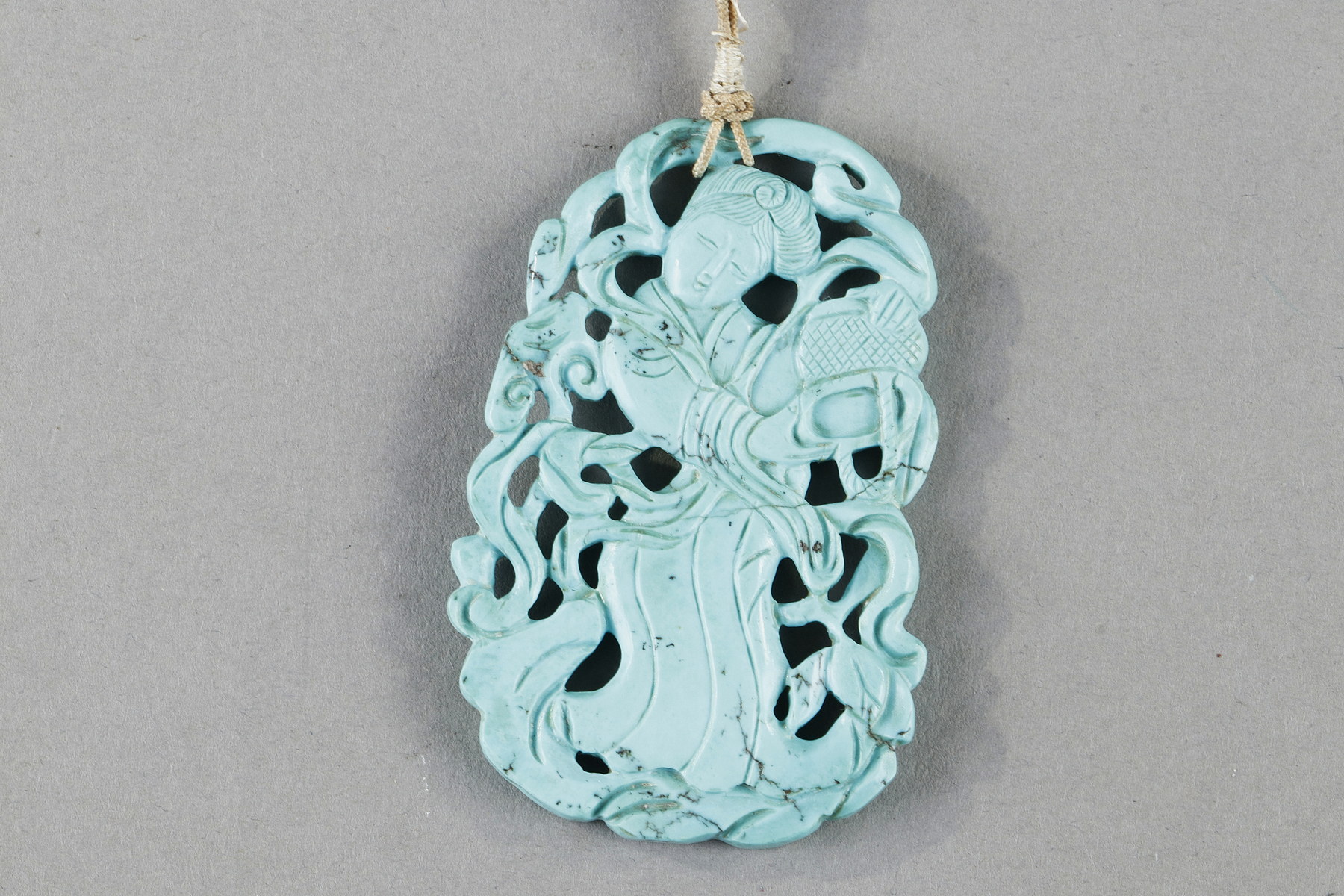 Turquoise pendant - 19th century