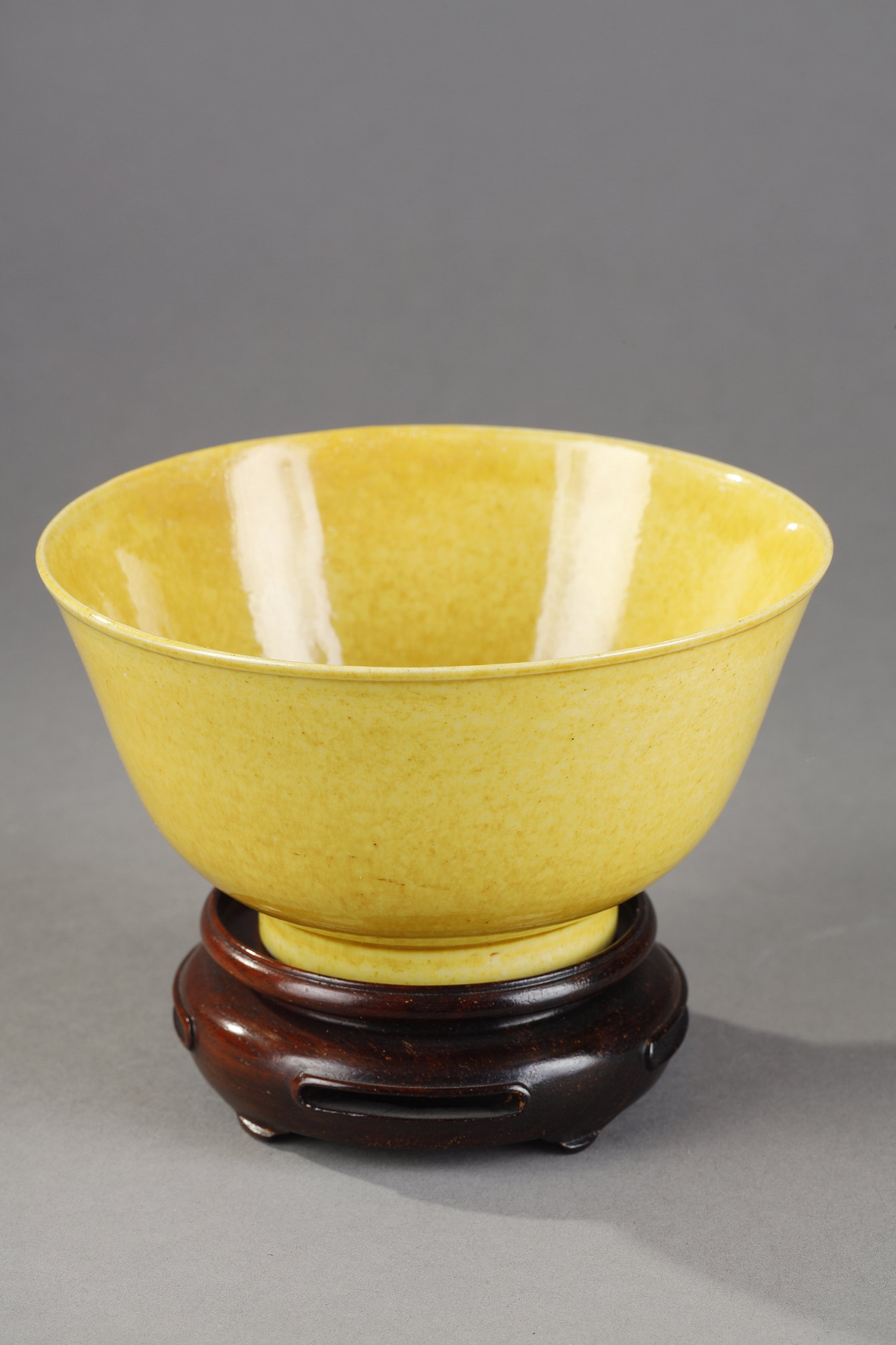 Small bowl Imperial yellow - Jingdezhen kilns Mark period Guangxu 1875/1908