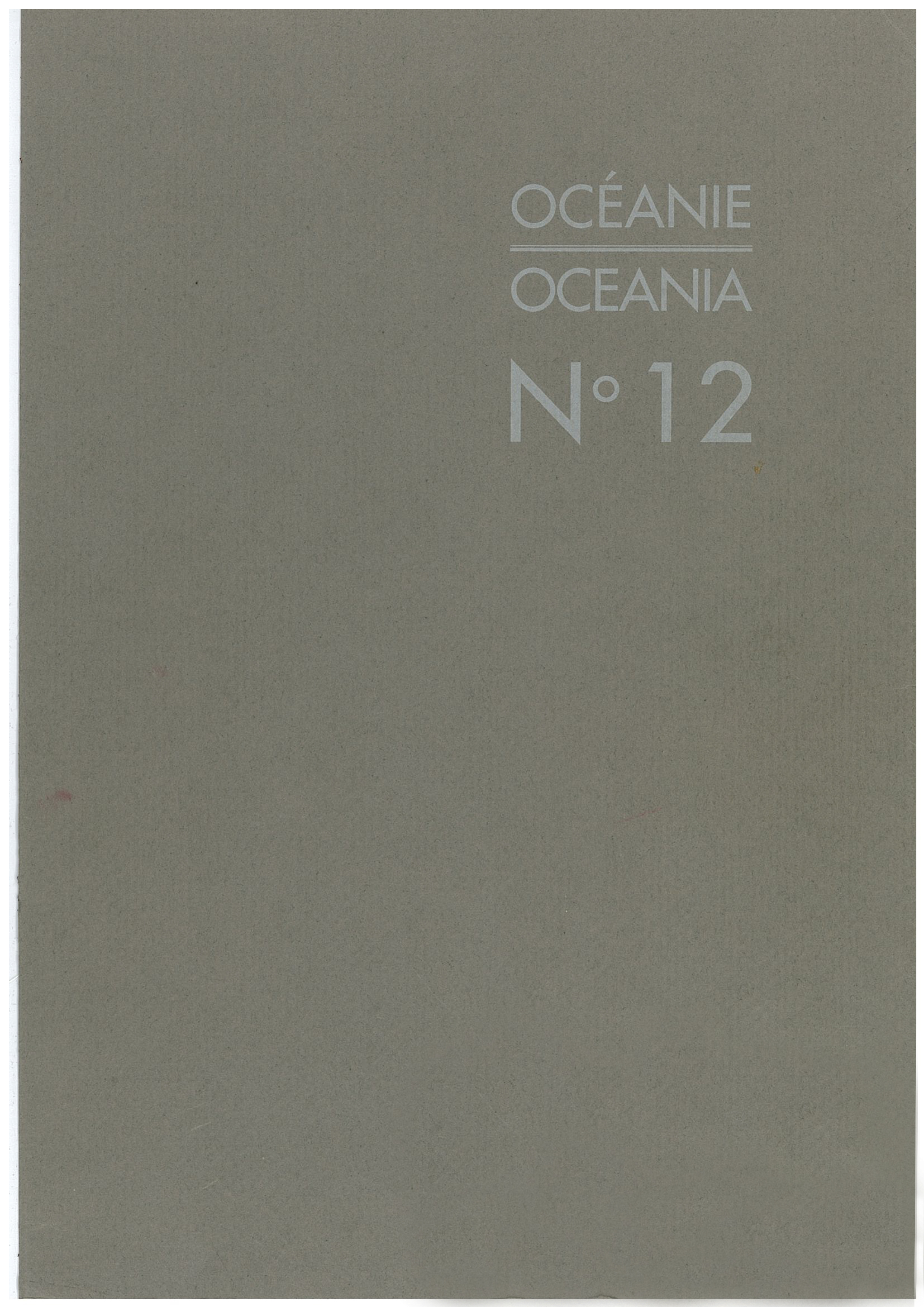 OCEANIA N°12. "SEPIK"