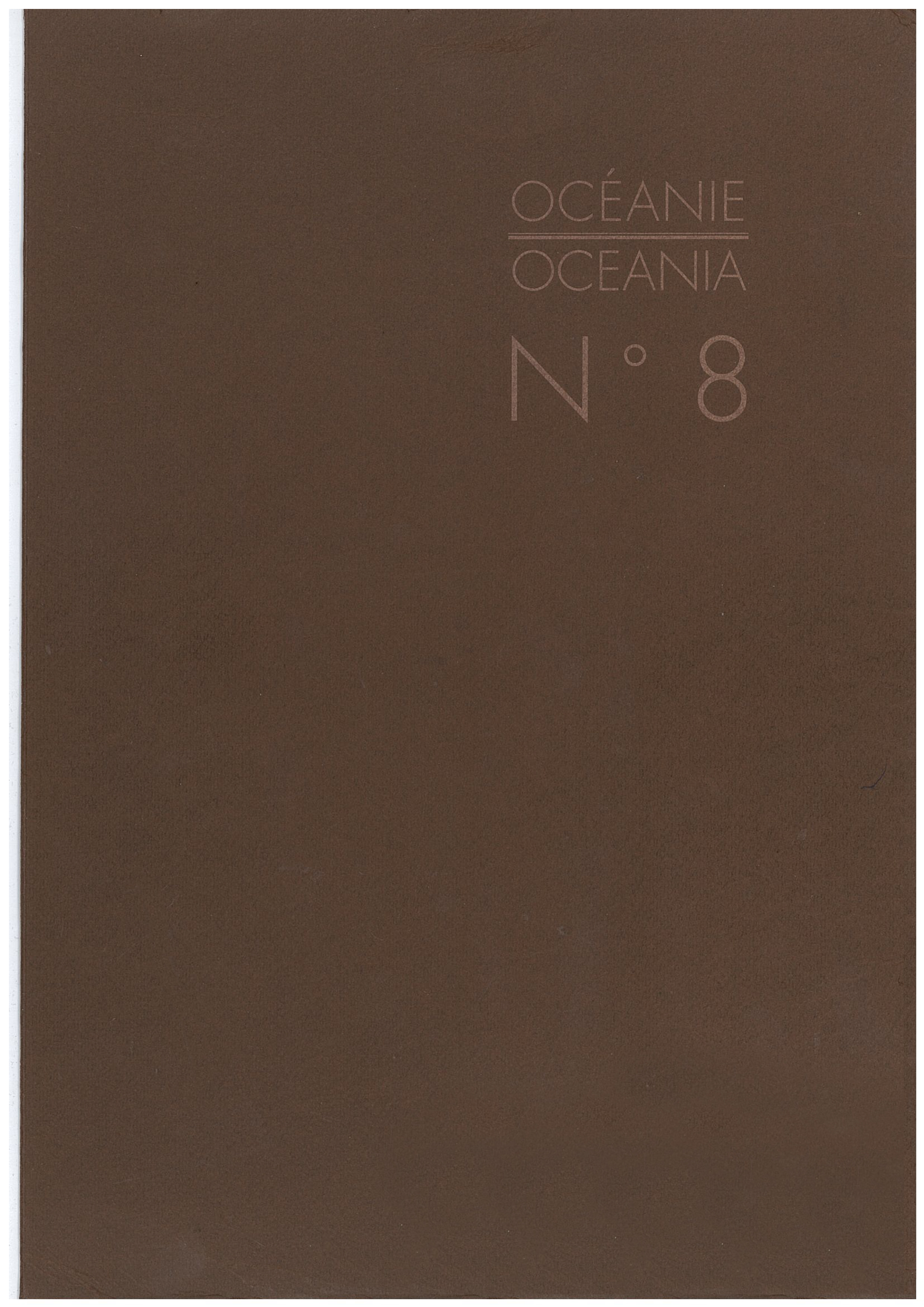 OCEANIA N°8. FACES OF CLAY ­ THE POTTERY OF PAPUA NEW GUINEA. 