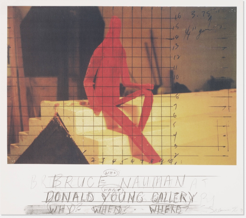 Who What Where When exhibition poster, 1999