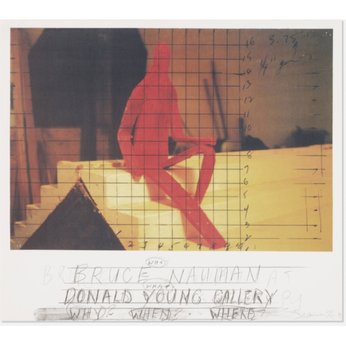 Who What Where When exhibition poster, 1999