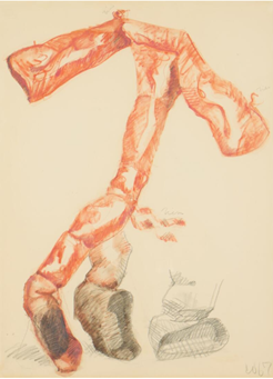 Study for a Soft Sculpture in the Form of a Drainpipe, 1967