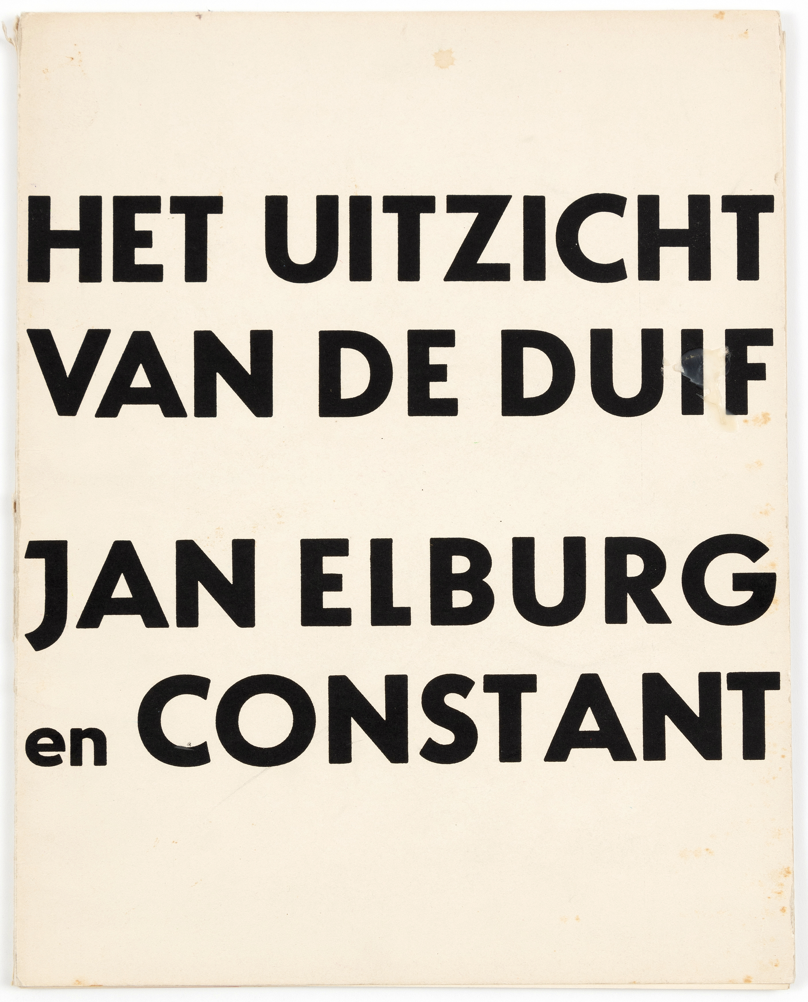 Het uitzicht van de duif ,1952