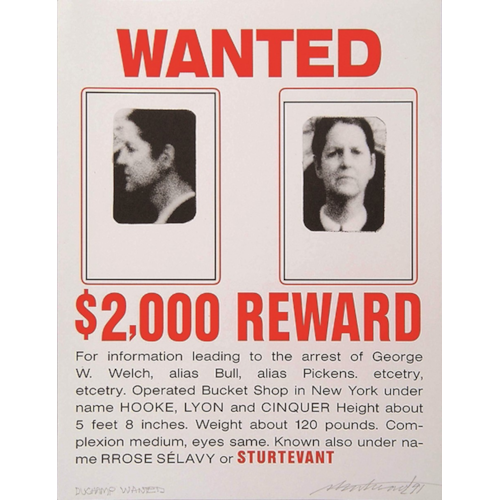 Duchamp Wanted, 1941