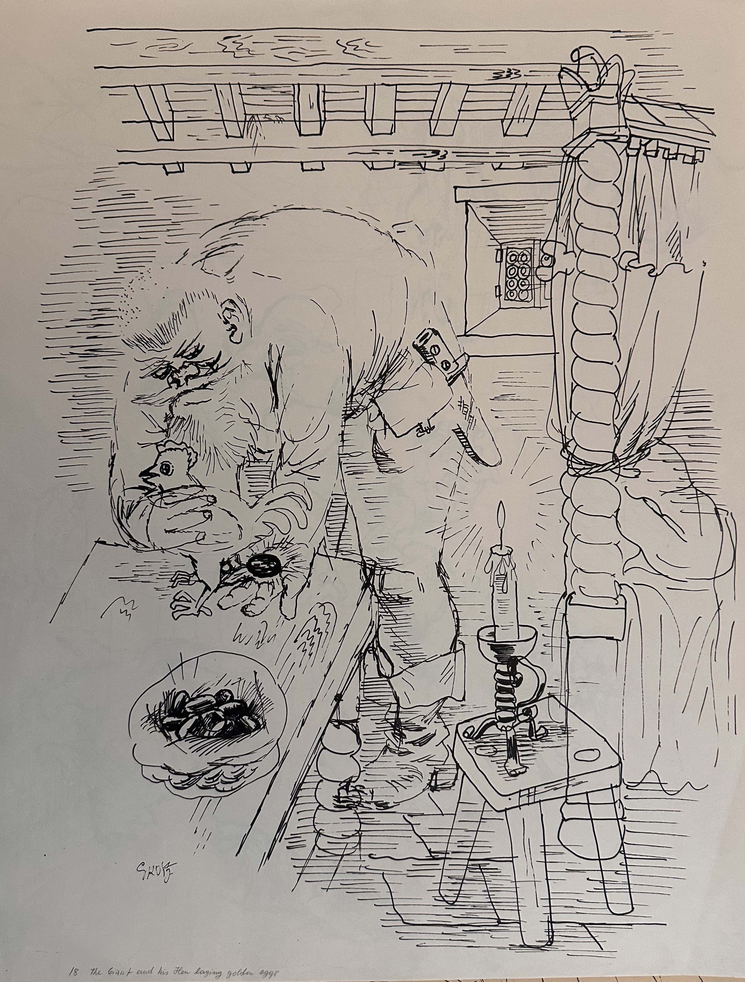 Jaak en de bonenstaak, 1936