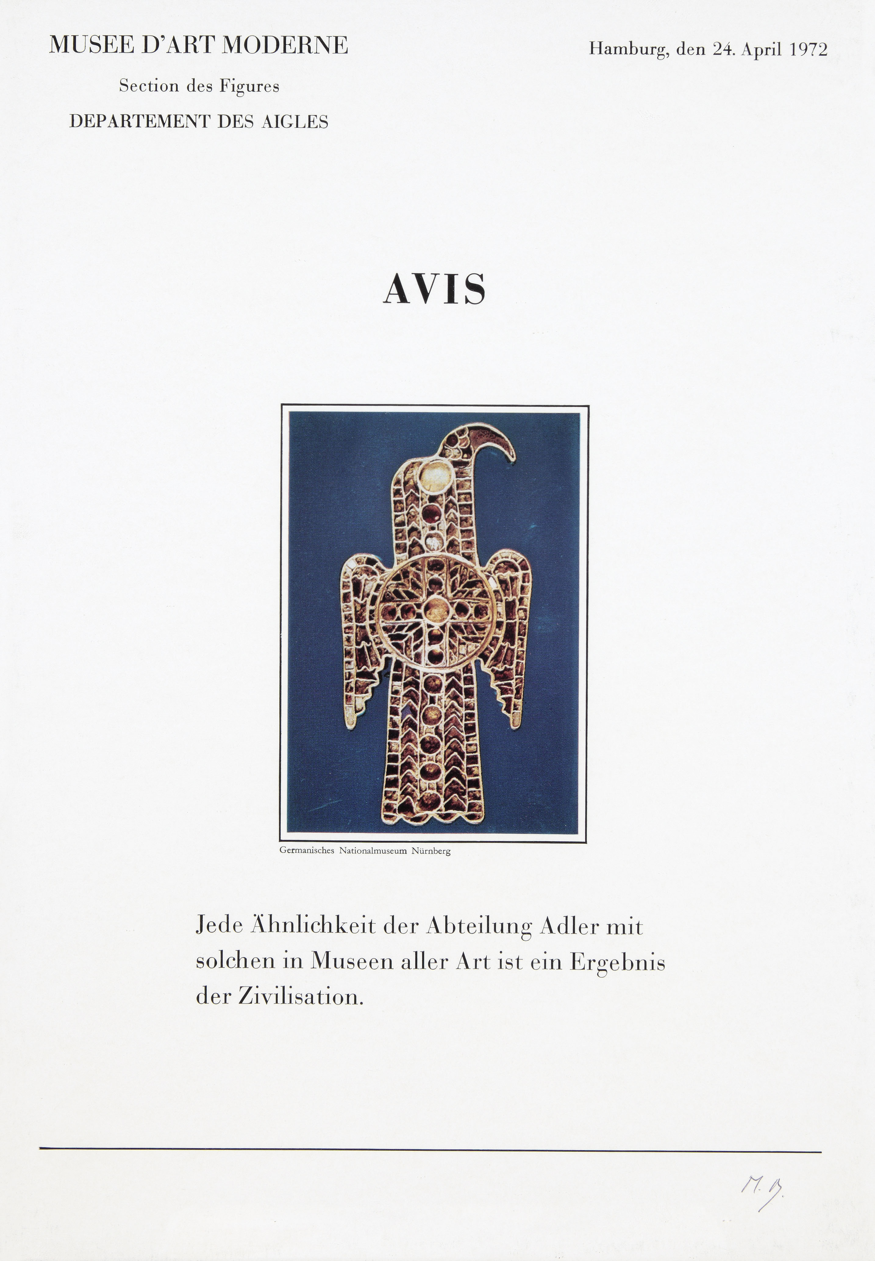 Six lettres ouvertes, 1972