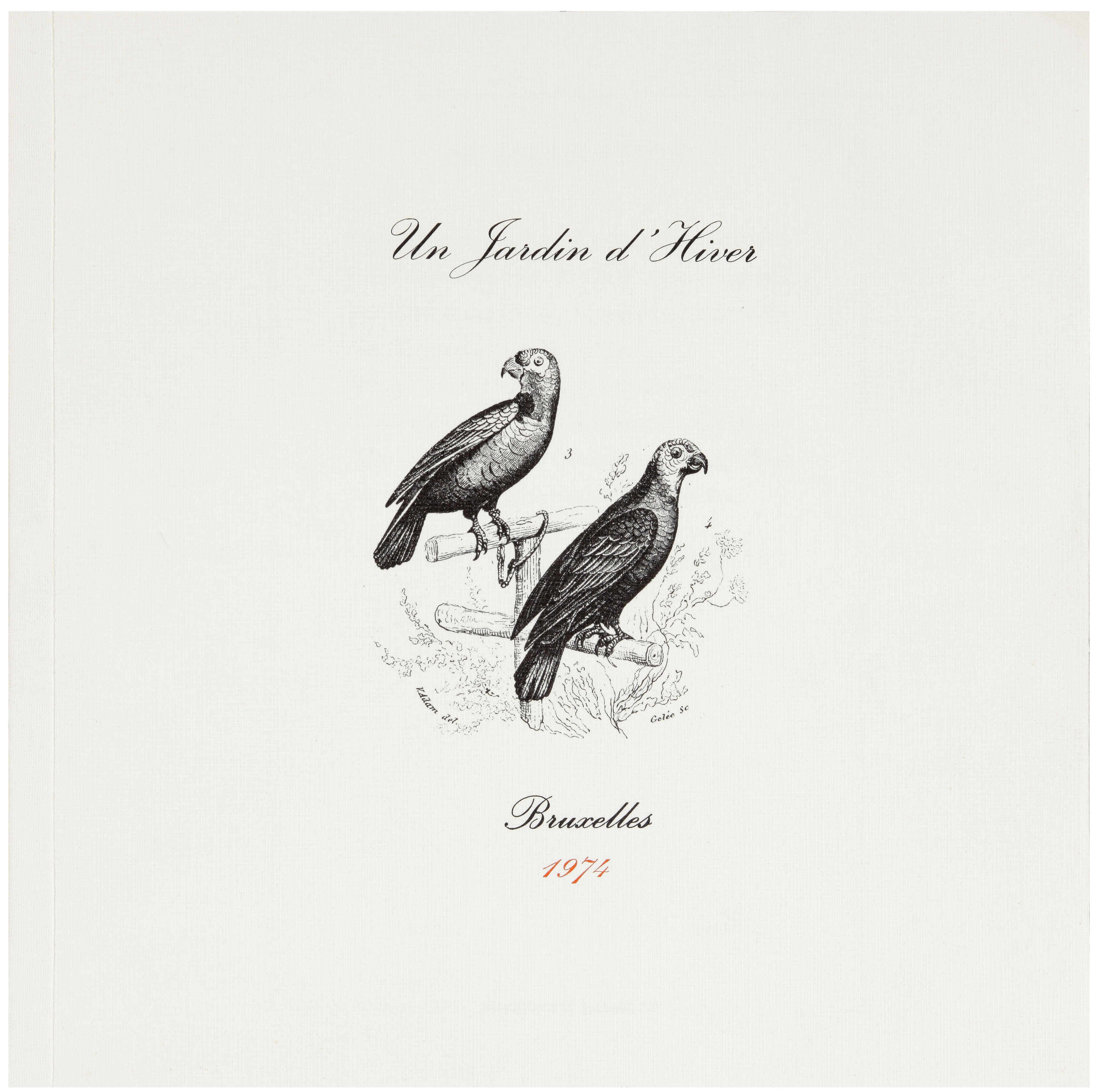 Un Jardin d’Hiver, 1974