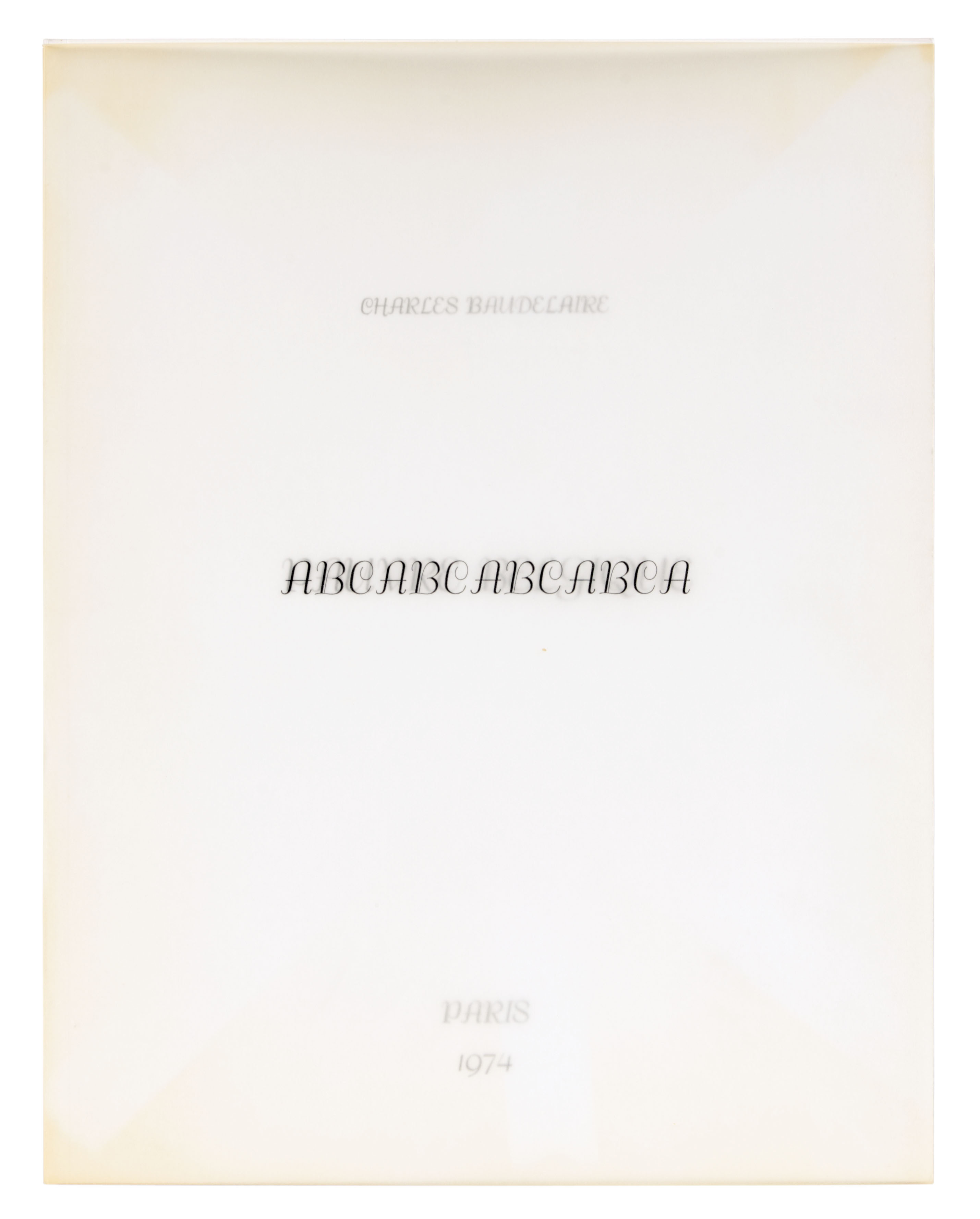Charles Baudelaire. Pauvre Belgique, 1974