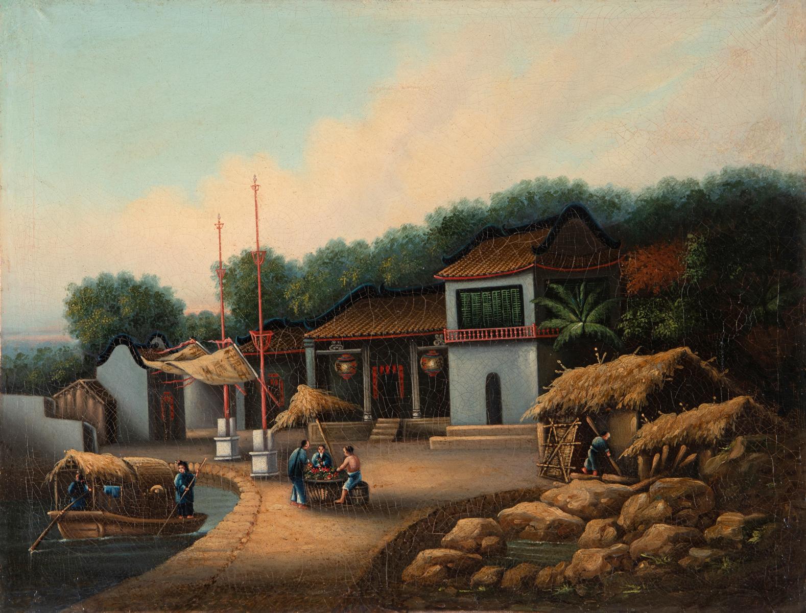 A mooring with Ancestors Hall