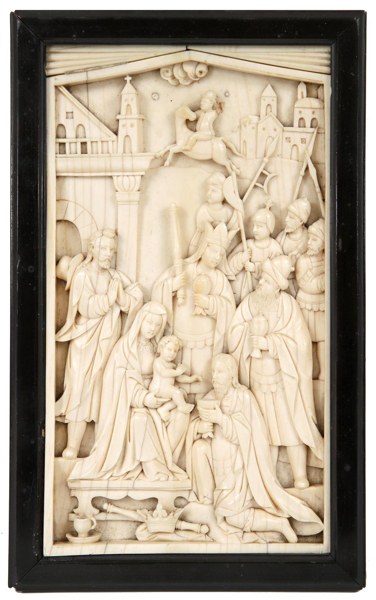 Altar plaque—The Adoration of the Magi