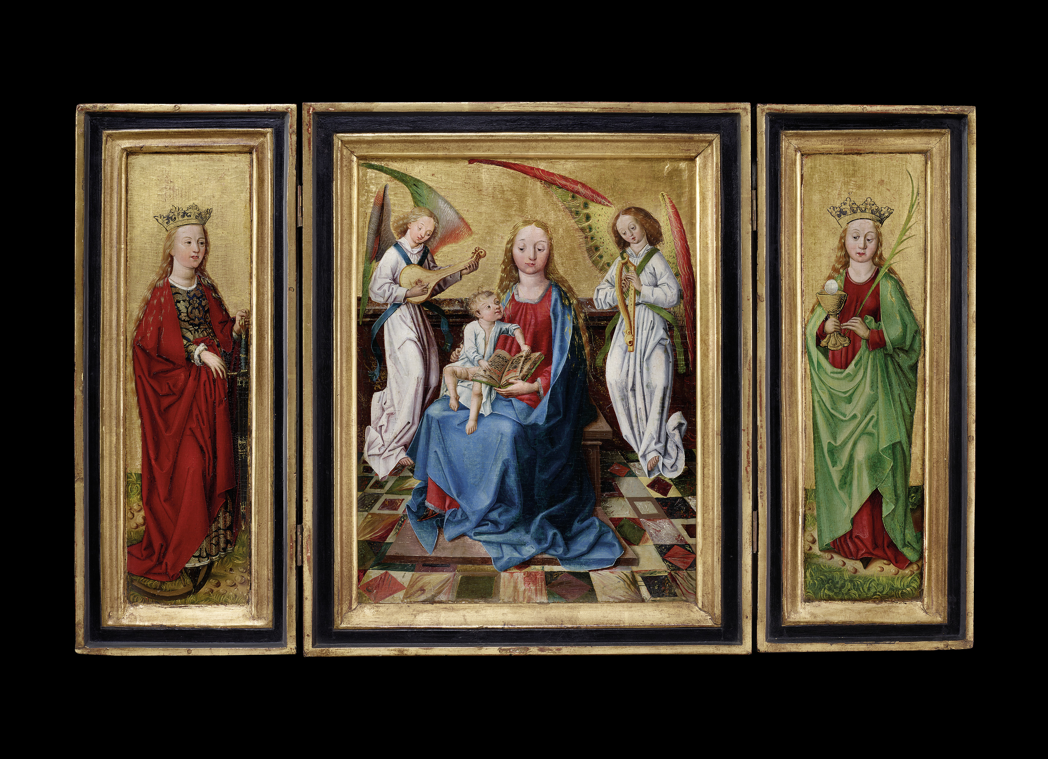 Triptych “Virgin and Child”