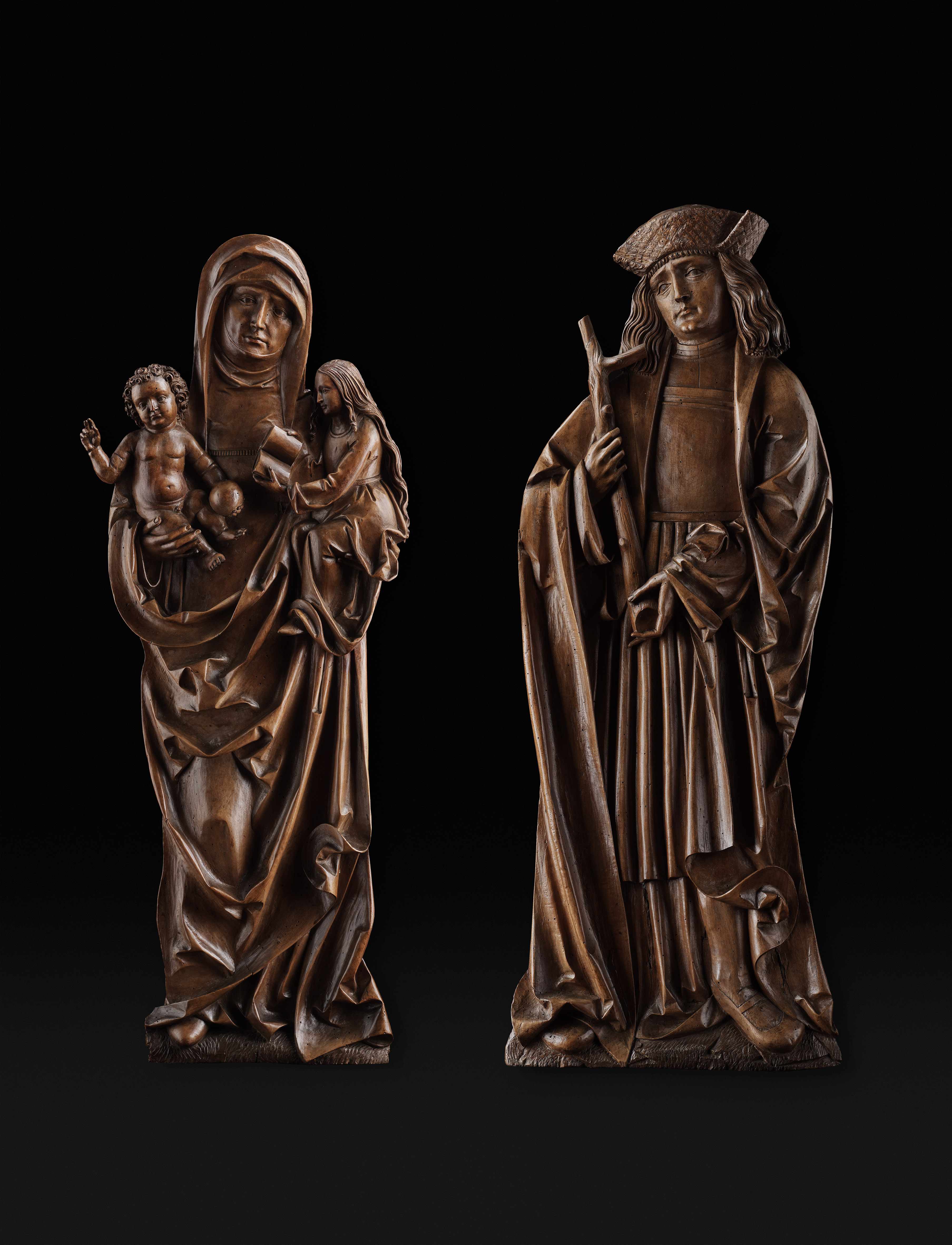 Virgin and Child with Saint Anne and Saint Agathius