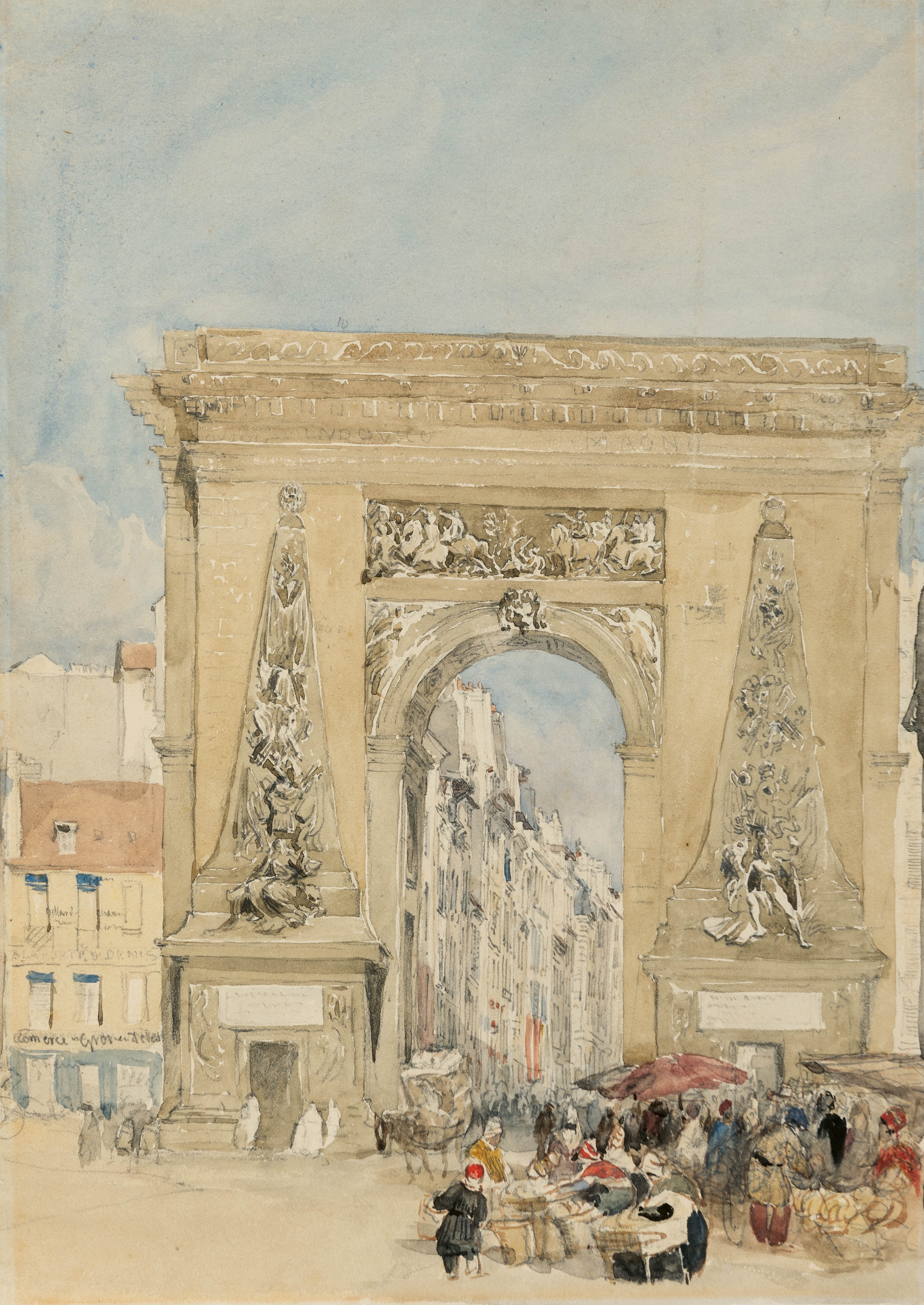 The Porte Saint-Denis, Paris