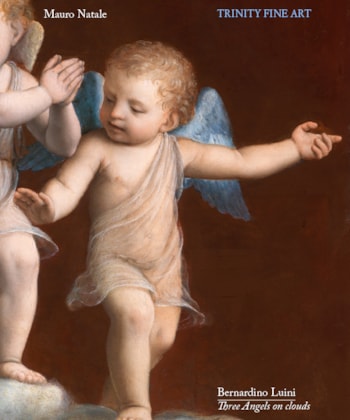 Bernardino Luini - Three Angels on clouds