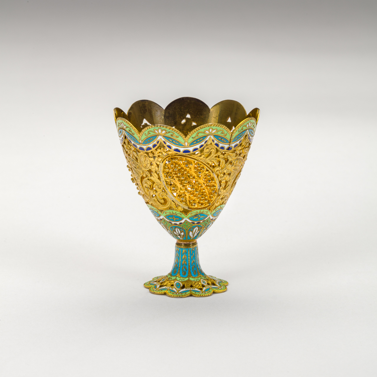 Enamelled and Gilt Zarf for the Ottoman Market | MasterArt