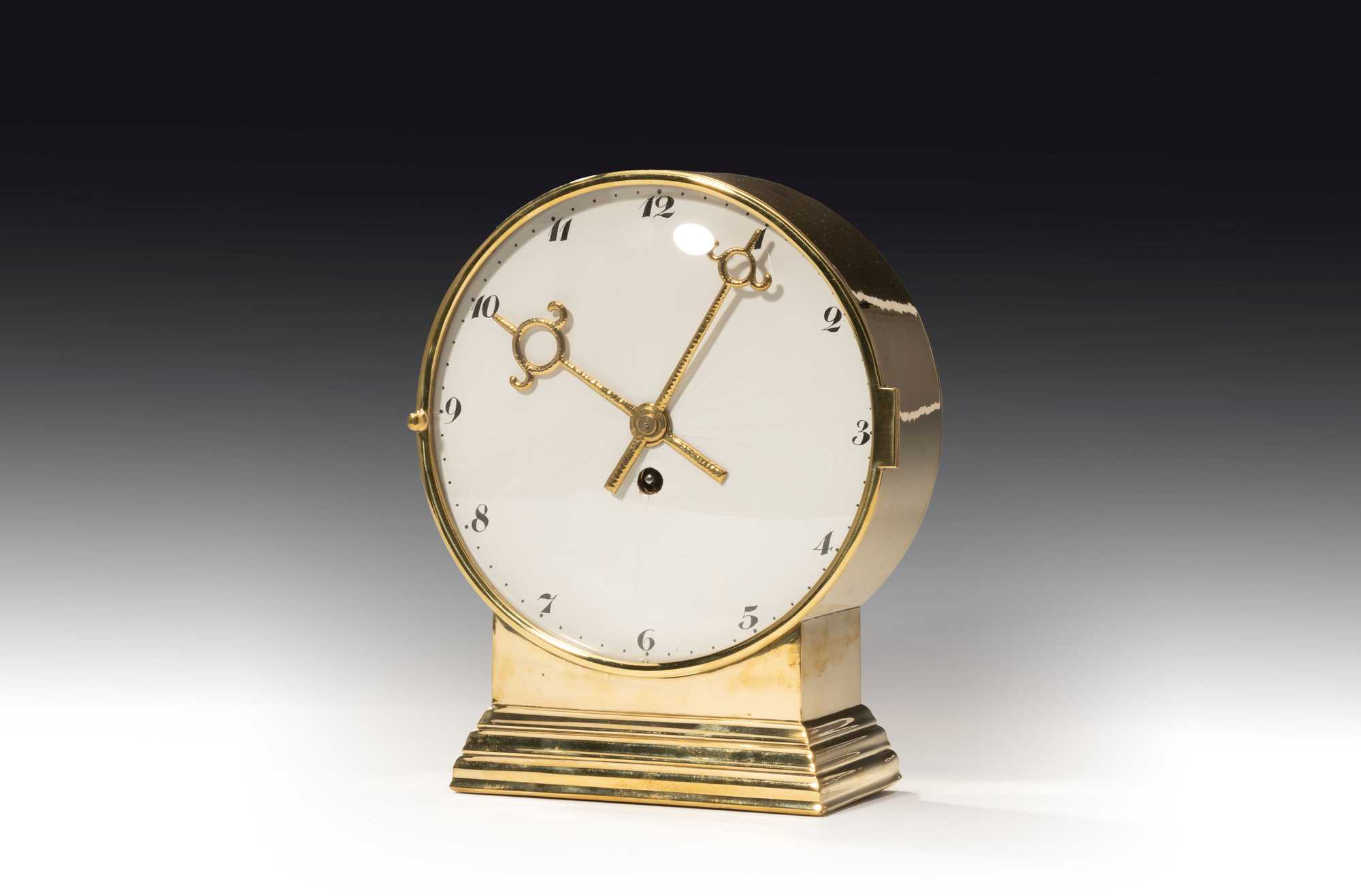 Josef Hoffman - Brass mantel clock | MasterArt