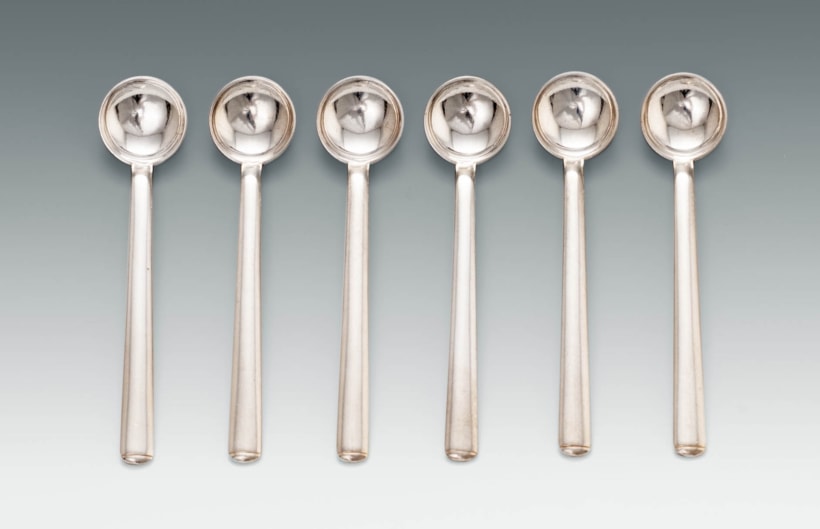 Groffe Spons Josef Hoffmann - Six Coffee Spoons | MasterArt
