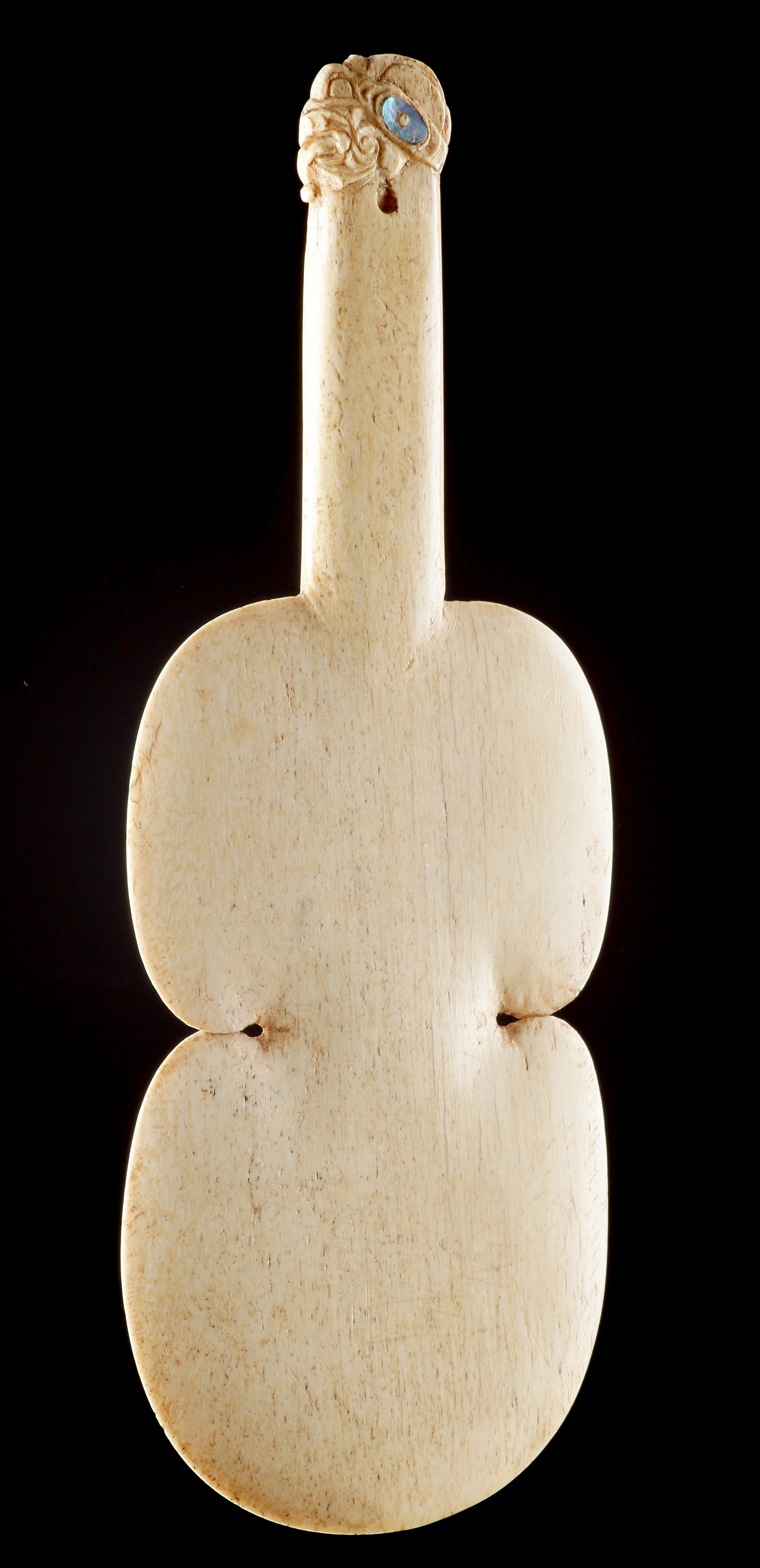 A Very Fine Maori Whalebone ‘Kotiate Paraoa’ of Exceptional Size ...