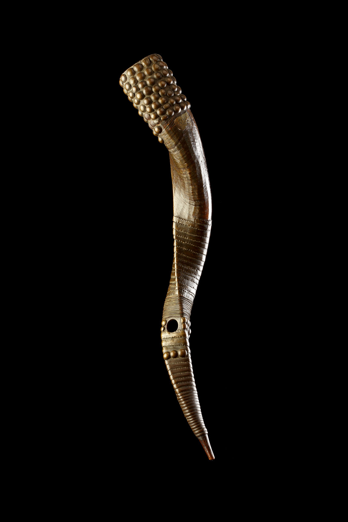 African Democratic Republic of Congo Antelope Horn Kongo Court Trumpet ...