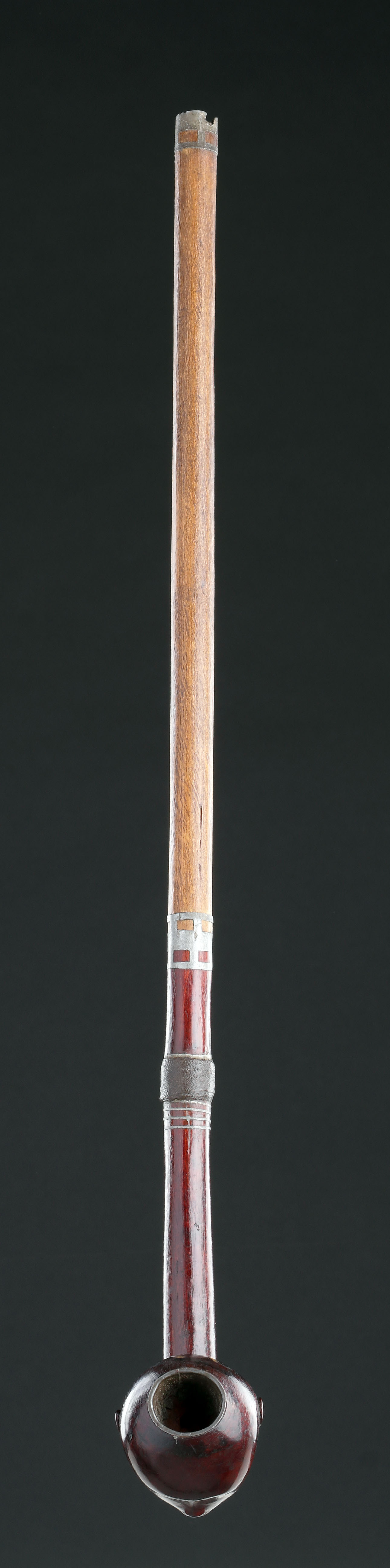 An Exceptional Eastern Cape Nguni Pipe Bowl and Stem | MasterArt